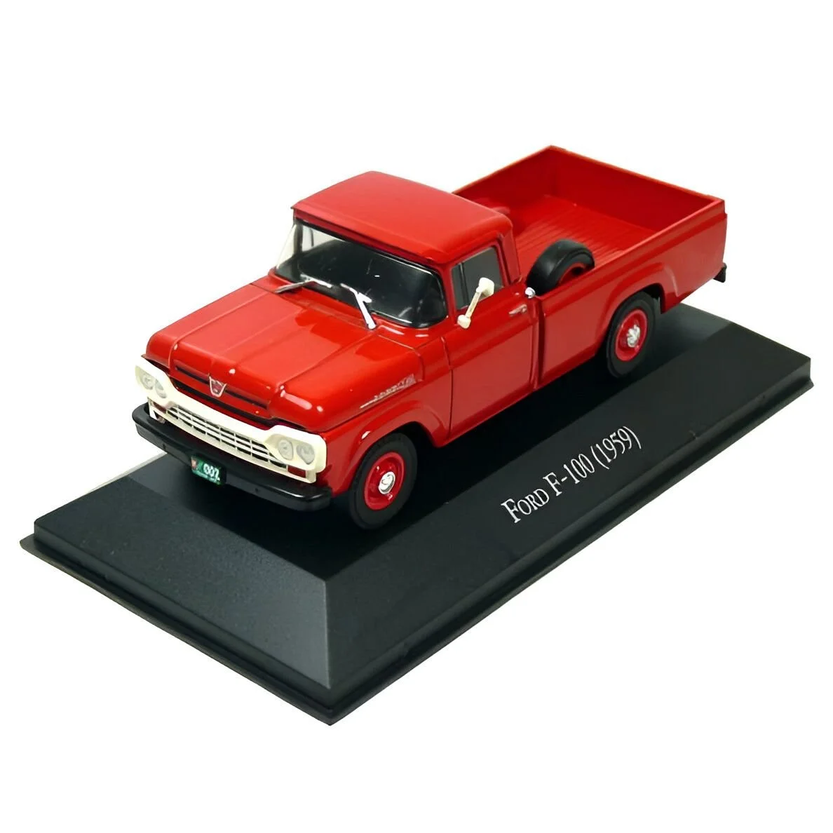 Ford F100 Pickup, 1959, Red, 1:43 Scale Diecast Model (LX42